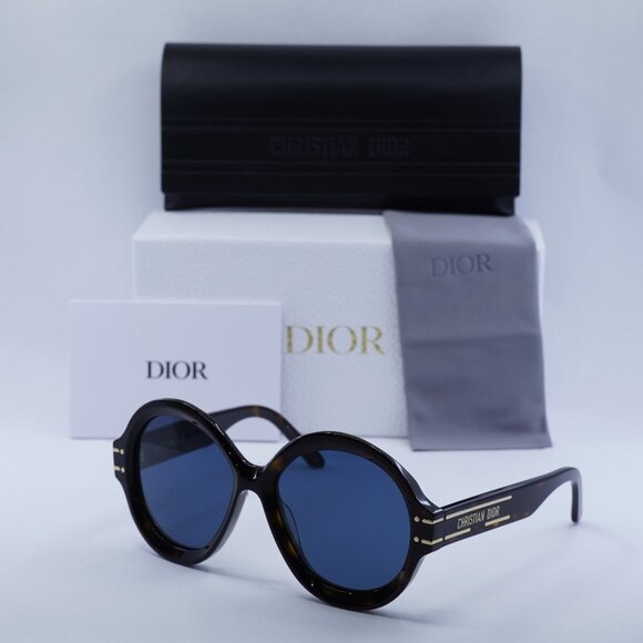 Final Price! Dior DIORSIGNATURE R1U 20B0 Dark Havana Sunglasses - Picture 1 of 14